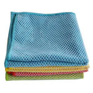 Nylon Mesh Scrub Net Microfiber Opvaskeklud Bord Rent h&aring;ndkl&aelig;de til k&oslash;kken