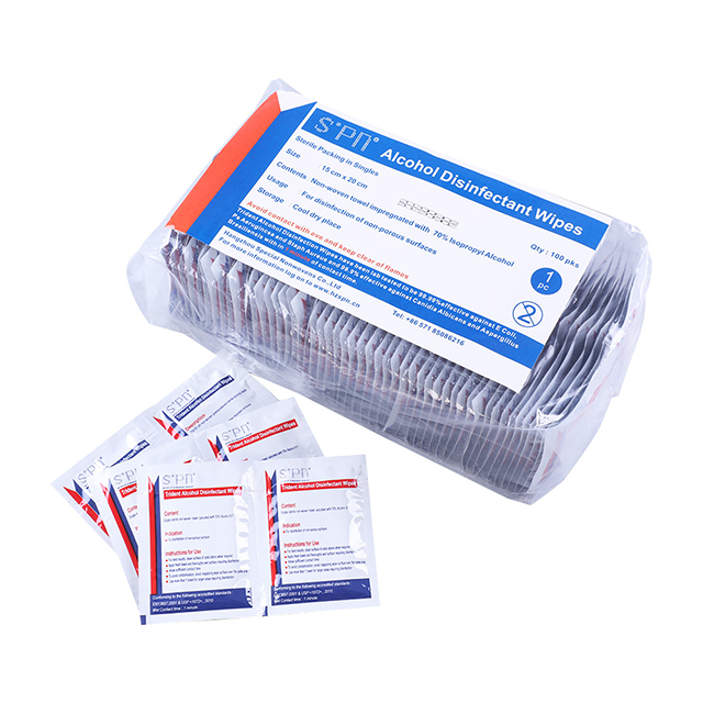 Steriele Nie-geweefde Mediese Alkohol Depper 70% Isopropyl Telefoon Wipes Alkohol Wet Wipes