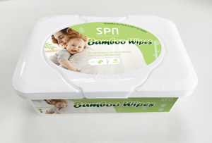Bamboo Organic Body Facial Hand Weerwendbare babydoekjes Dozen Pakken